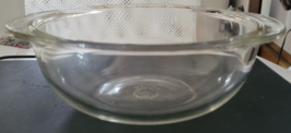 Vintage Pyrex Clear Glass Serving Bowl No Lid 1 Quart Dinner Table Lefto... - $12.99