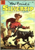 Silvertip-Four Color Comics #637-1955-Dell-Kinstler-Max Brand-VG- - £35.58 GBP