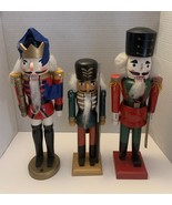 Christmas Ornament Nutcracker Set Of 3 damage parts only - $19.99