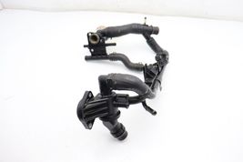 07-09 VOLKSWAGEN EOS 2.0L THERMOSTAT HOUSING W/ HOSES & PIPES Q9789 image 2