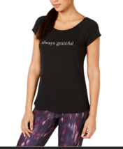 Ideology Womens Always Grateful Strappy-Back T-Shirt, Size Small - £9.61 GBP