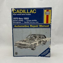 Haynes Cadillac Automotive Repair Manual 1970 thru 1993 - $12.88