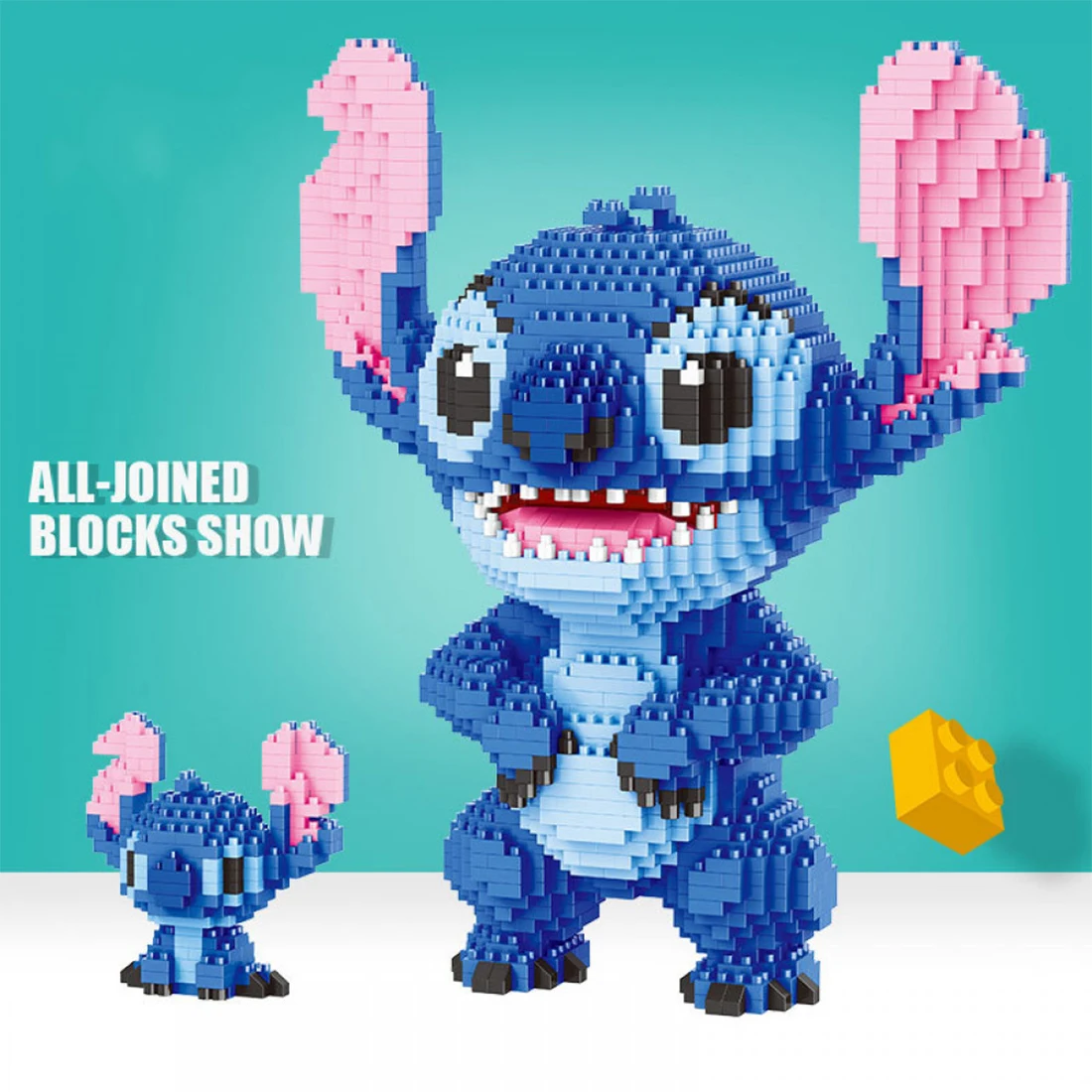 2300Pcs+ Mini Bricks Toys Stitch Diamond Building Block Micro Stitch Disney Cute - £20.93 GBP