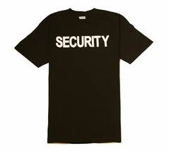 5XL BLACK SECURITY BOUNCER STAFF GUARD SHIRT UNIFORM CONCERT CLUB EVENT - £15.91 GBP