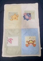 Disney Baby Winnie the Pooh &amp; Friends Peeking Pooh Crib Quilt Blanket  - $74.25