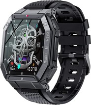 Smart Watch for Men 1.85&quot; HD Sports Rugged Smartwatch for Iphone Android Phone - £63.06 GBP