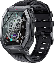 Smart Watch for Men 1.85&quot; HD Sports Rugged Smartwatch for Iphone Android Phone - £60.19 GBP