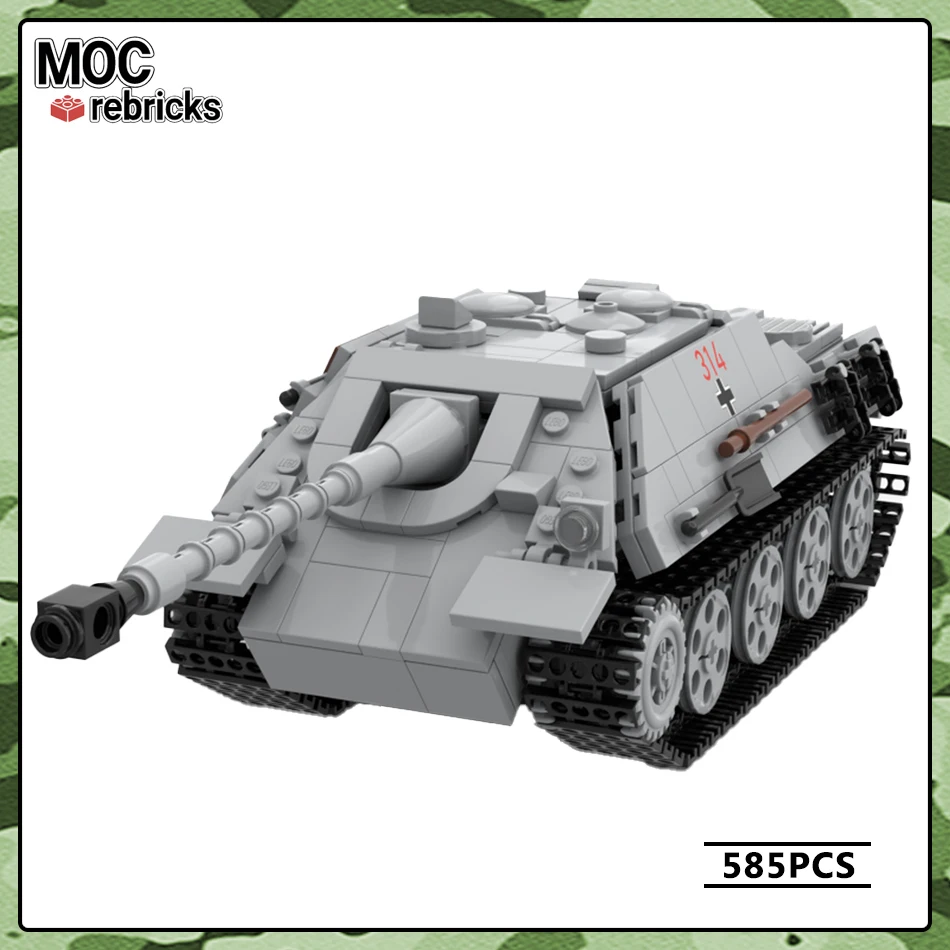 WW2 Military Vehicle Series Tank Car MOC Building Block Collection Experts D - £88.14 GBP