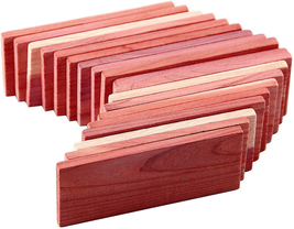 Cedar Blocks For Clothes Storage Red Ceder Blocks Cedar Planks 16 Pcs NEW - £16.23 GBP