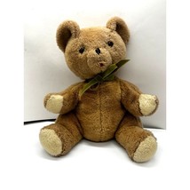 Vintage Eden Wind Up Musical Brown Teddy Bear 13 1/2&quot; Plush Stuffed Animal Works - £54.76 GBP