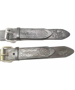 HARLEY DAVIDSON BIKER BELT * 1/4"THICK* BRASS or STAINLESS  BUCKLE* 1-3/4"  wide - $49.95