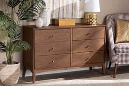 Quincia Ash Walnut 6-Drawer Dresser - $10,136.62 MXN
