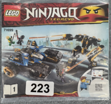 LEGO 71699 Ninjago Legacy Thunder Raider Instruction Manual Only OEM Ori... - $11.87