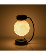 3D LED Moon Night Light Wireless Magnetic Levitating Rotating Floating B... - $74.31