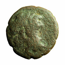 Ancient Greek Coin Akragas ? Sicily AE15mm Zeus or Apollo / Eagle 02844 - £18.34 GBP
