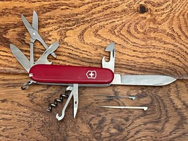 Victorinox Climber Swiss Army Folding Pocket Knife - Red - £14.91 GBP