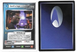 Star Trek Next Generation Premiere CCG Geordi White Card Decipher NEW UNPLAYED - £4.74 GBP