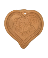 Portugal Wll Art Terra Cotta Cookie Mold Flower &amp; Leaves 7.5&quot;X7.5&quot;1 EUC ... - £11.70 GBP