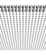 50-Pack Dog Tag Chain Ball Chain Necklace Bulk, Beaded Necklace Chains for - €15,34 EUR