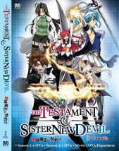 Anime Dvd *Uncut* The Testament Of Sister New Devil Sea 1-2 +Ova + Movie Eng Dub - £27.84 GBP