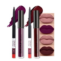 Labiales mate larga duracion kit set maquillaje juego pintalabios lapices 4 PCS - £11.75 GBP