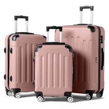  Lightweight Spinner Rose Gold 3 Piece Luggage Set with TSA Lock - $1,587.78 MXN