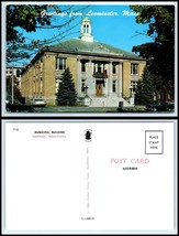 Massachusetts Postcard - Leominster, Municipal Building S7 - £2.36 GBP