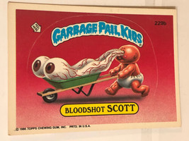 Bloodshot Scott Vintage Garbage Pail Kids  Trading Card 1986 - £1.93 GBP