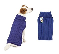 Solid Blue Dog Sweaters Max &amp; Maggie Essential Sweater Collection CLOSEOUT !(Sma - $10.35