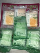 Lot Of 7Citrus Mint Travel Sz Bars, Moisturizing Bath / Face Soap - £9.08 GBP