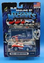 Muscle Machines Stars &amp; Stripes ’63 Corvette 01-100 - £5.79 GBP