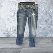 True Religion Jeans Womens 28 Low Rise RN112790 CA57414 Blue Denim 28X28... - £11.73 GBP