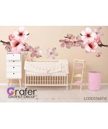 Cherry blossom Mural, Wall Decals Nursery, Flowers Blossoms Decals - £34.36 GBP
