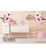 Cherry blossom Mural, Wall Decals Nursery, Flowers Blossoms Decals - £34.36 GBP