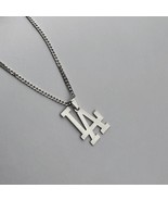 NEW MLB Los Angeles LA Dodgers Sterling Silver Team Pendant Logo Necklac... - $27.01 CAD