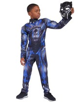 Marvel Black Panther Light-Up Costume for Kids Sz 9/10 - £47.77 GBP