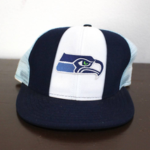 Vintage Seattle Seahawks Football NFL Snapback Hat - £59.28 GBP