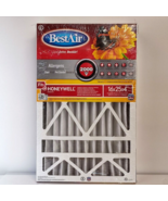 BestAir Honeywell 16 x 25 x 4 Replacement Pleated Air Furnace Filter Mer... - $26.24
