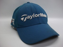 TaylorMade RBZ Lethal Golf Hat S/M Blue Stretch Fit Baseball Cap - £15.65 GBP