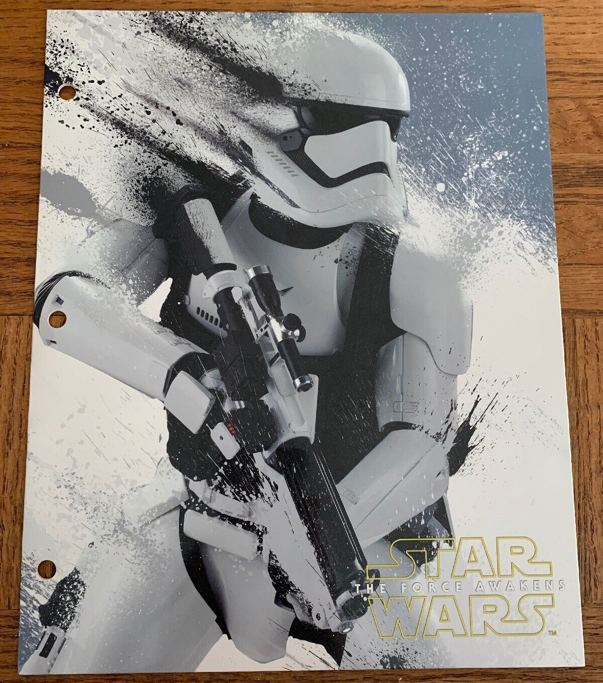 Star Wars Skyline Products Back To School Dual Pocket Folder-Brand New-S... - $11.76