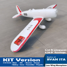 RC Airplane KIT Ryan Low Wing Monoplane EPO Foam Wingspan DIY Flying Air... - $1,430.40 MXN