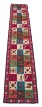Kinara Lodge Collage Northwestern Design Table Runner 13&quot;x72&quot; Moose Fish... - $19.79