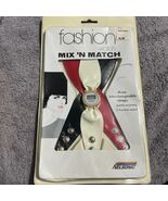 Vintage 1990's Nelsonic Mix N Match Quartz Digital Wrist Watch Brand New... - $44.55