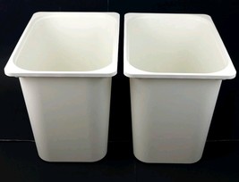 (Lot of 2) Ikea Trofast XLarge White Toy Storage Bin 16.5x11.75x14&quot; 200.... - $59.36 CAD
