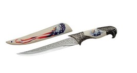 SZCO Supplies 13.5" USA EAGLE STREAK KNIFE - $13.90