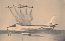 Vintage Royal Canadian Air Force The Golden Hawks Aerobatic Display Postcards - £11.88 GBP