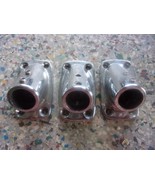 MARINE CHROME Marine Boat Hand Rail Fitting  45 degree 7/8&quot; matched set 3 - €22,02 EUR