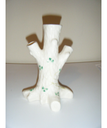 Vintage Belleek Irish Porcelain Shamrock Tree Trunk Vase  1980-1993 #23 - £15.33 GBP