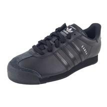 Adidas Samoa J Shoes Black Originals Leather G22610 Casual Size 6 Y = 7.... - £51.95 GBP
