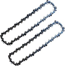 Eight-Inch Pole Saw Chain Replacement (2Pc) For Worx Wg349 Wg349.9 8-Inch - £27.76 GBP